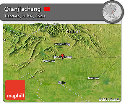Satellite 3D Map of Qianjiachang