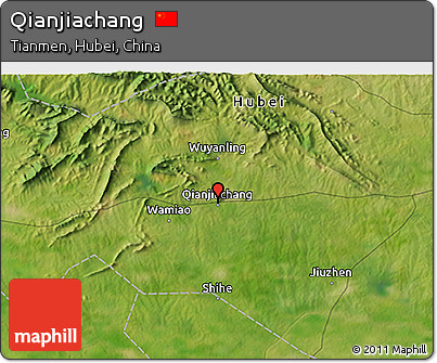 Satellite 3D Map of Qianjiachang
