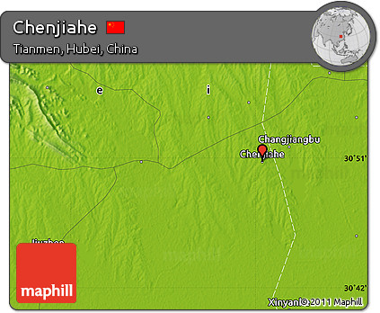Physical Map of Chenjiahe