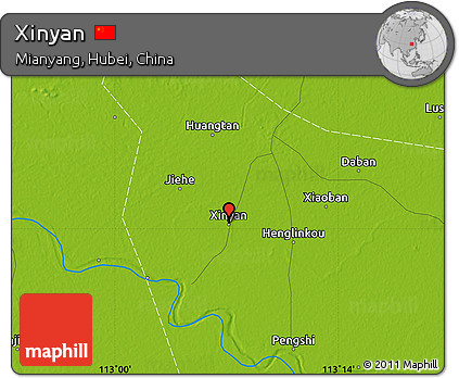 Physical Map of Xinyan