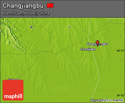 Physical Map of Changjiangbu