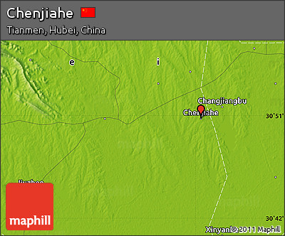 Physical Map of Chenjiahe