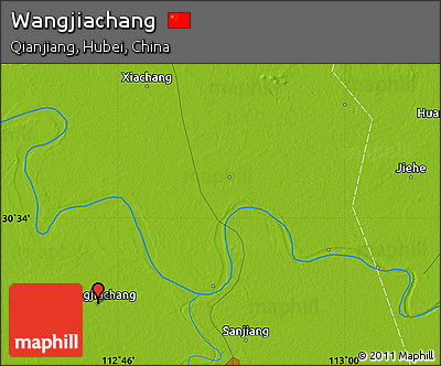 Physical Map of Wangjiachang