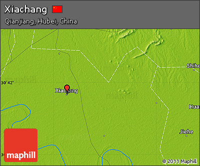 Physical Map of Xiachang
