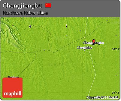 Physical Map of Changjiangbu