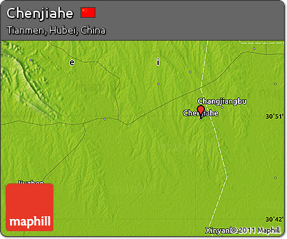 Physical Map of Chenjiahe