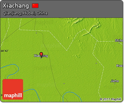 Physical Map of Xiachang