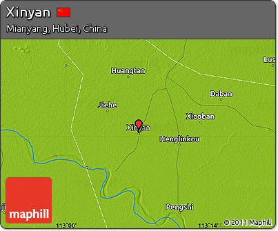 Physical Map of Xinyan