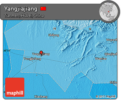 Political Map of Yangjiajiang