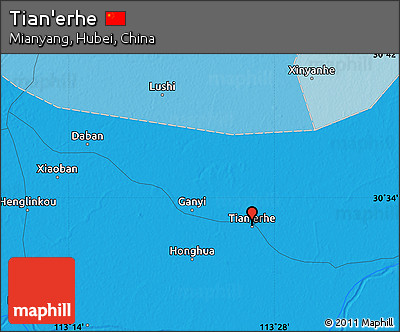 Political Map of Tian'erhe