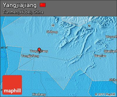 Political Map of Yangjiajiang