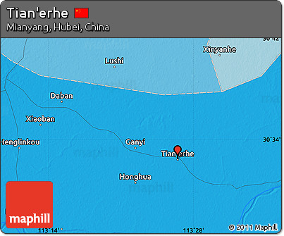 Political Map of Tian'erhe