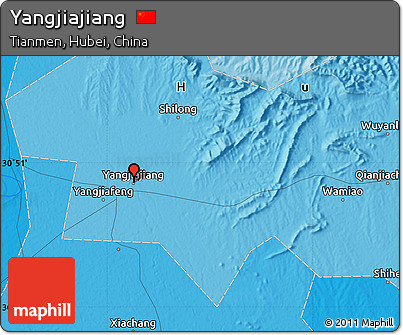 Political Map of Yangjiajiang