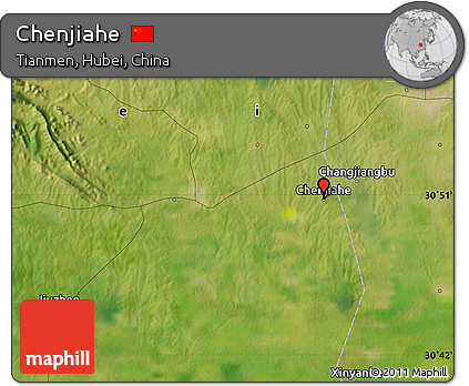 Satellite Map of Chenjiahe