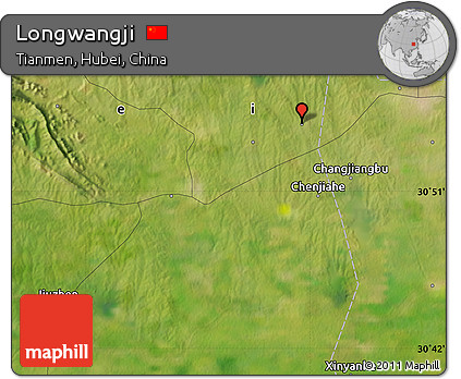 Satellite Map of Longwangji