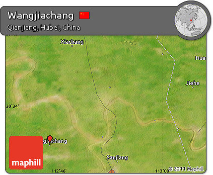 Satellite Map of Wangjiachang