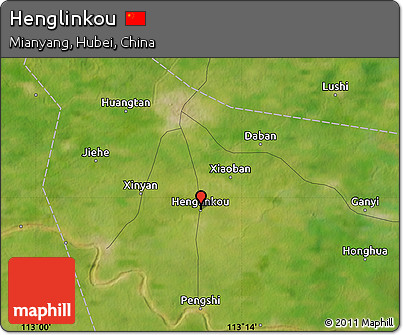 Satellite Map of Henglinkou