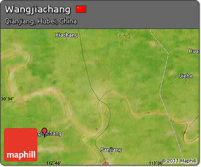 Satellite Map of Wangjiachang