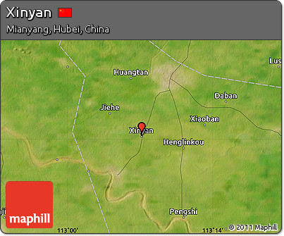 Satellite Map of Xinyan