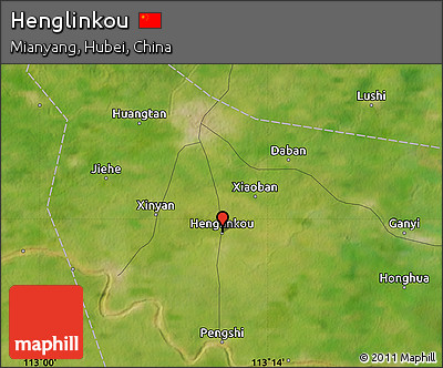 Satellite Map of Henglinkou
