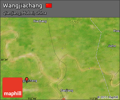 Satellite Map of Wangjiachang