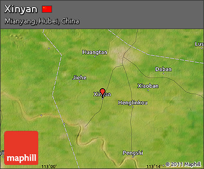 Satellite Map of Xinyan