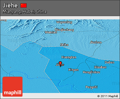 Political Panoramic Map of Jiehe