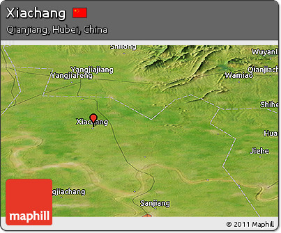 Satellite Panoramic Map of Xiachang
