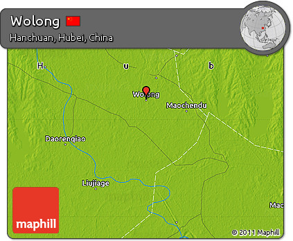 Physical Map of Wolong