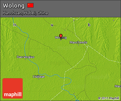 Physical Map of Wolong