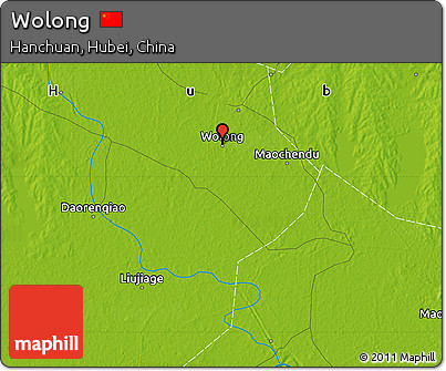 Physical Map of Wolong