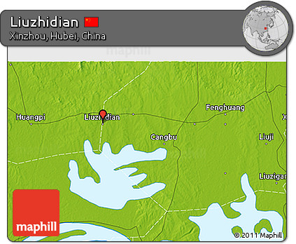 Physical 3D Map of Liuzhidian