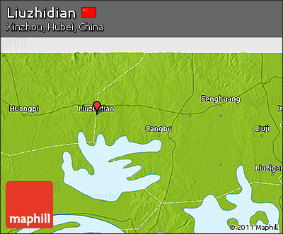 Physical 3D Map of Liuzhidian