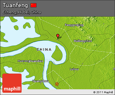 Physical 3D Map of Tuanfeng