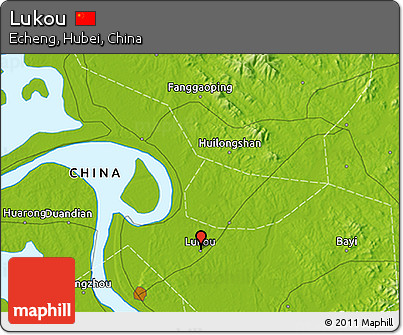 Physical 3D Map of Lukou