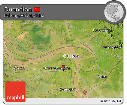Satellite 3D Map of Duandian