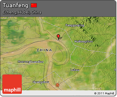 Satellite 3D Map of Tuanfeng