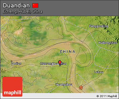 Satellite 3D Map of Duandian