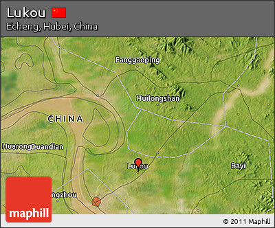 Satellite 3D Map of Lukou
