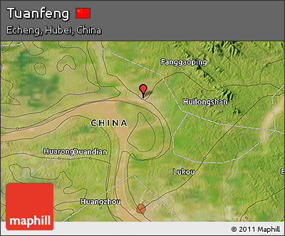 Satellite 3D Map of Tuanfeng