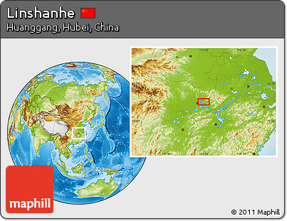 Physical Location Map of Linshanhe