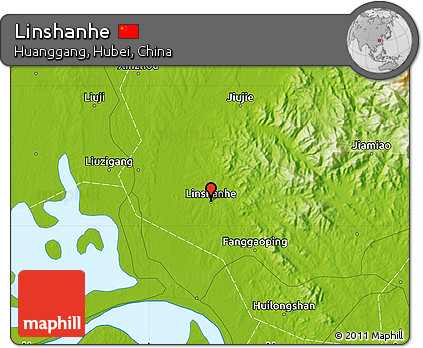 Physical Map of Linshanhe