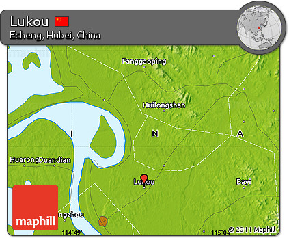 Physical Map of Lukou