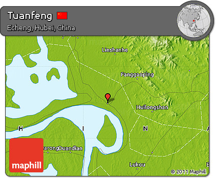 Physical Map of Tuanfeng