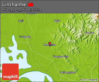 Physical Map of Linshanhe