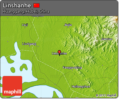 Physical Map of Linshanhe