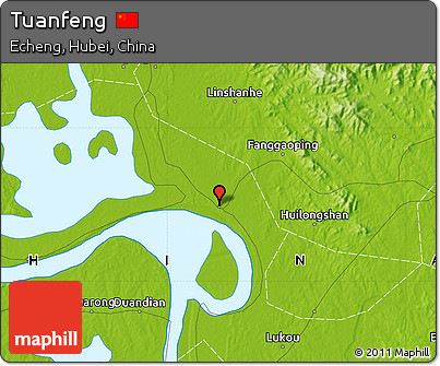 Physical Map of Tuanfeng