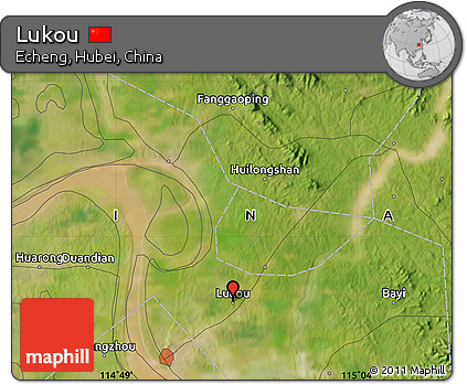 Satellite Map of Lukou