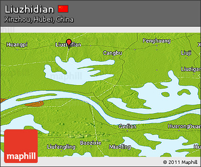 Physical Panoramic Map of Liuzhidian