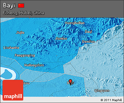 Political Panoramic Map of Bayi